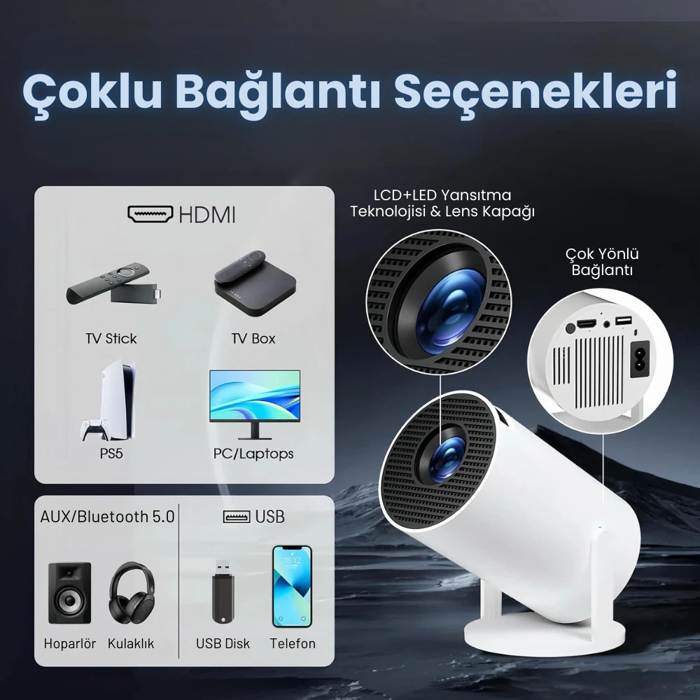 LumiFlix™ Atmosfer Projektörü