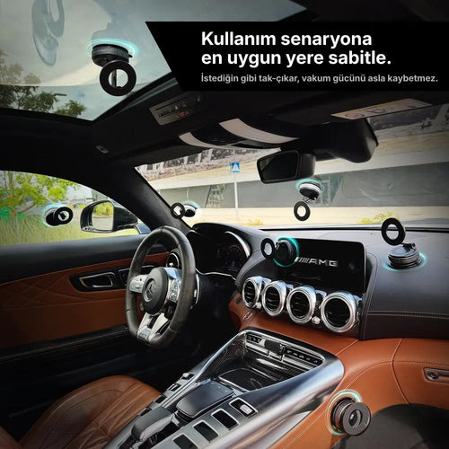 MagVault™ Vakumlu Manyetik Telefon Tutucu