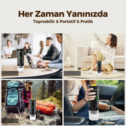 BaristaGo™ Taşınabilir Espresso Kahve Makinesi