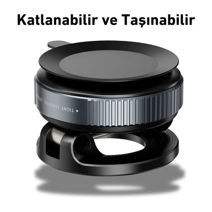 MagVault™ Vakumlu Manyetik Telefon Tutucu