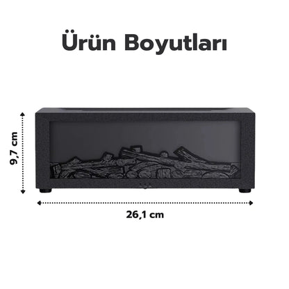 PureAura™ Şömine Hava Nemlendirici Aromaterapi
