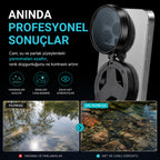 MagWink 52mm Polarize Telefon Kamera Lensi | Yansıma Önleyici