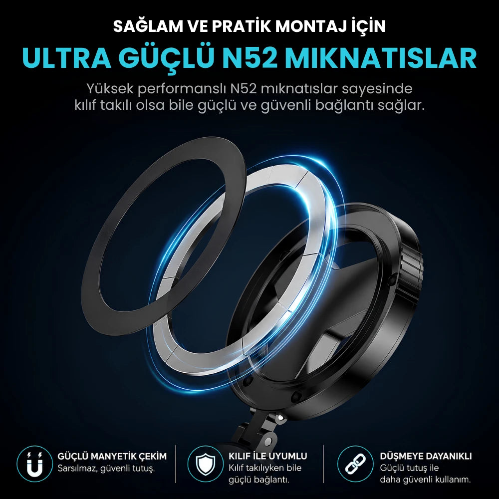 MagWink 52mm Polarize Telefon Kamera Lensi | Yansıma Önleyici